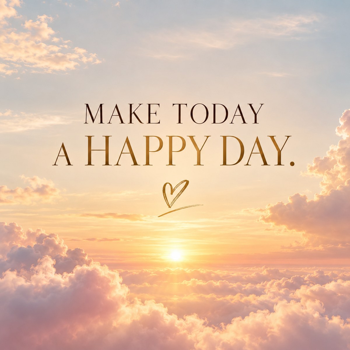 Make today a happy day